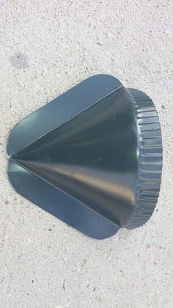 Заглушка коническая, глянцевая, мокрый асфальт