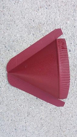 Заглушка коническая, матовая, бордовая