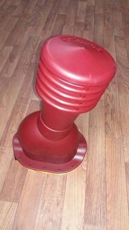 Вентиляционный выход на металлочерепицу (Бардовый)