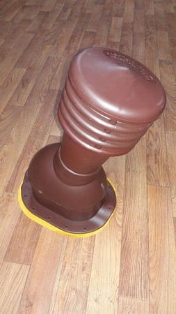 Вентиляционный выход на металлочерепицу (Коричневый)