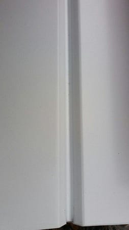 Металлический сайдинг L-брус * 0,264 Белый