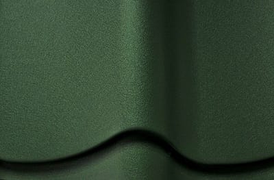 Металлочерепица (Корея) Матовое покрытие, Зеленая