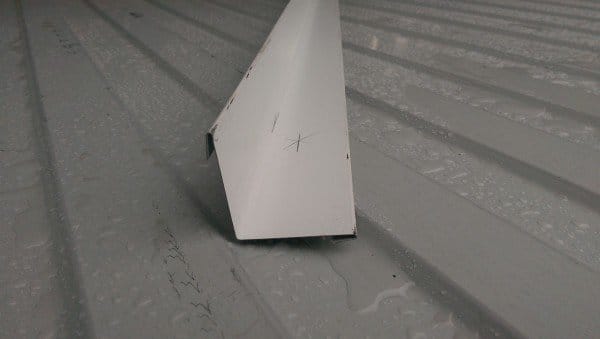 Планка внутренняя, сайдинг «L-Брус» Белая